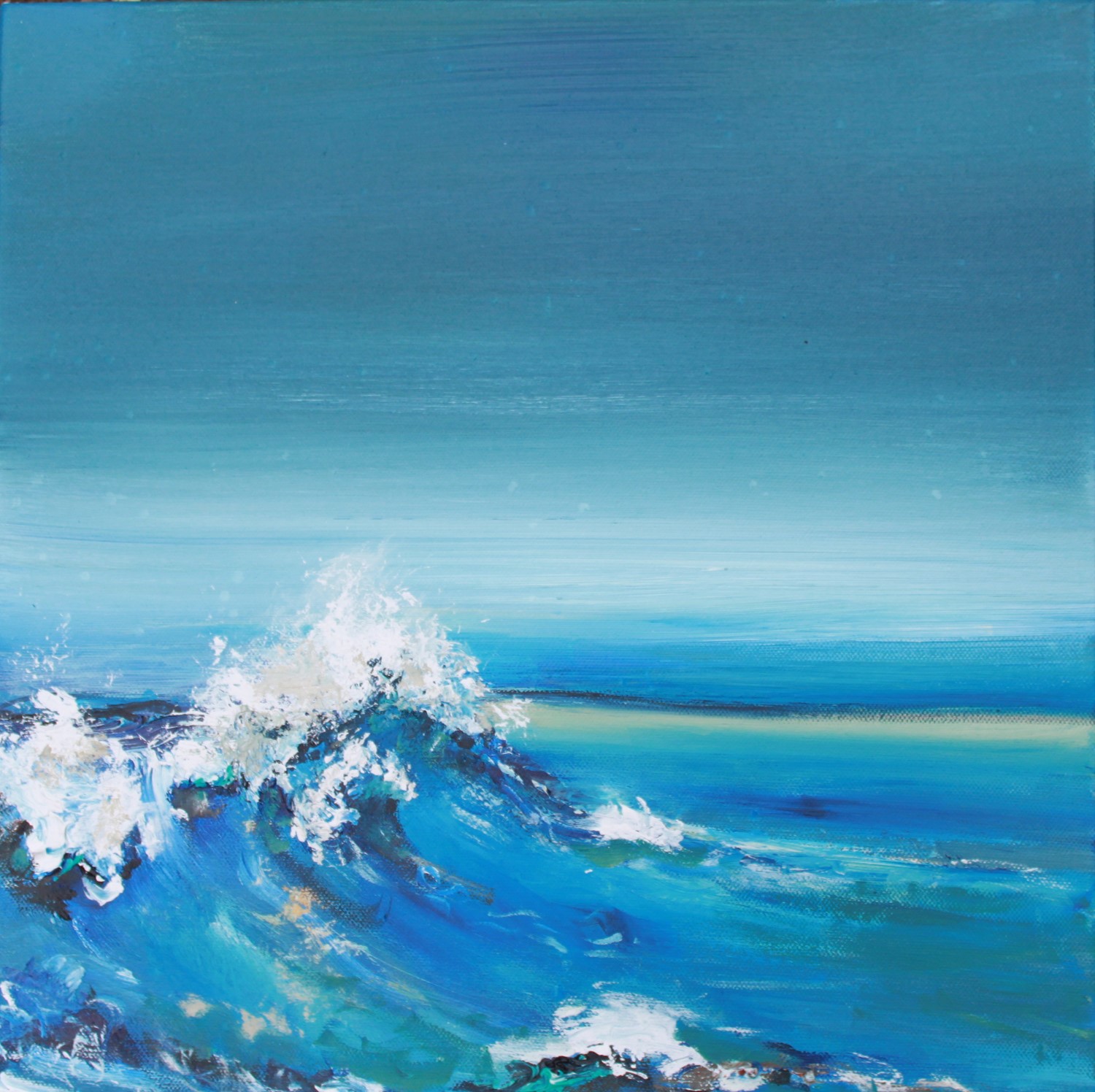 'Counting waves' by artist Rosanne Barr